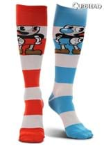 Striped Knee High Socks - Cuphead & Mugman