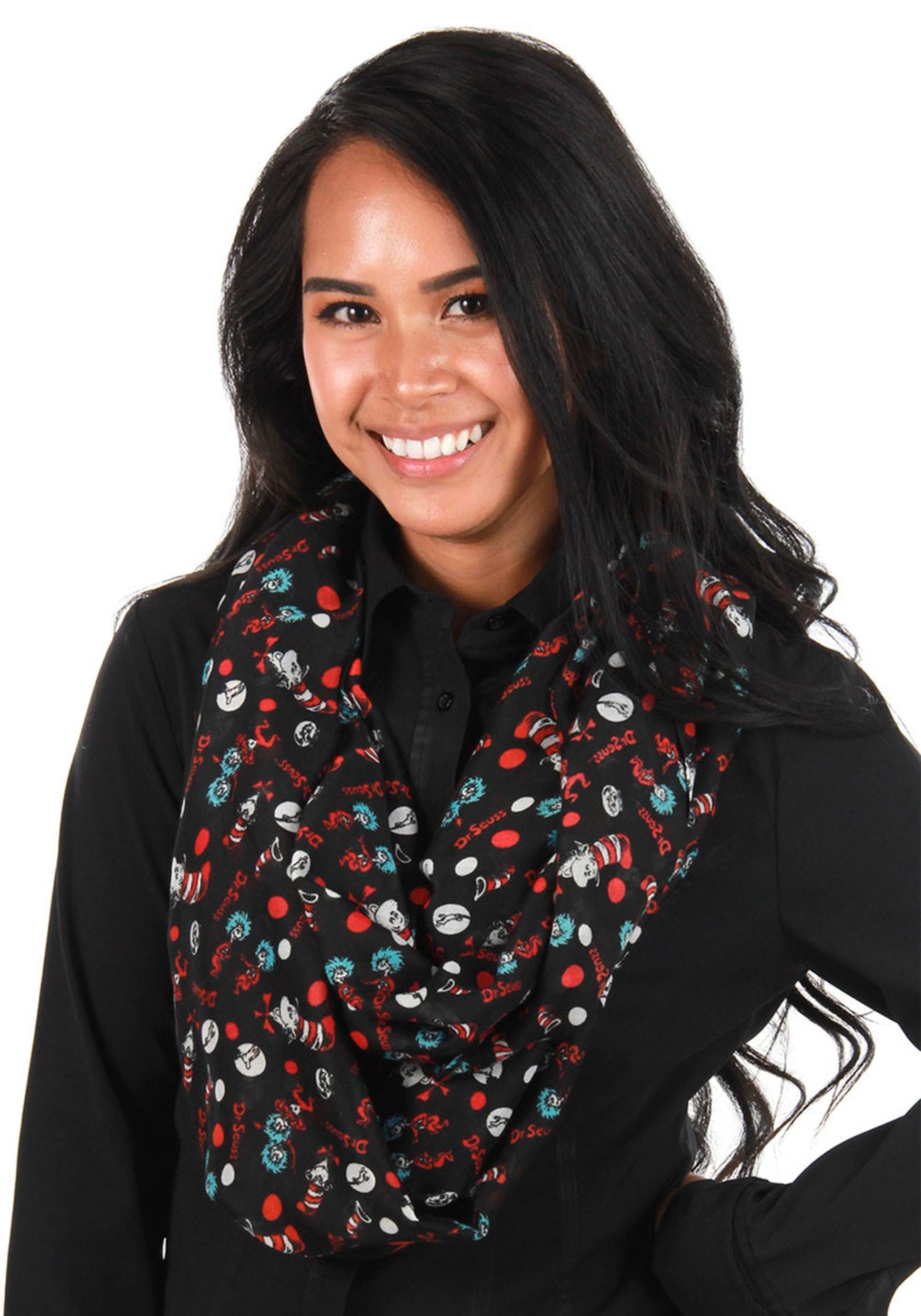 The Cat in The Hat Lightweight Womens Infinity Scarf