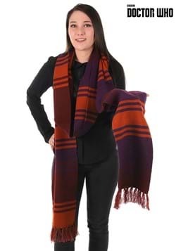 Doctor Who Fourth Doctor Deluxe Purple Knit Scarf