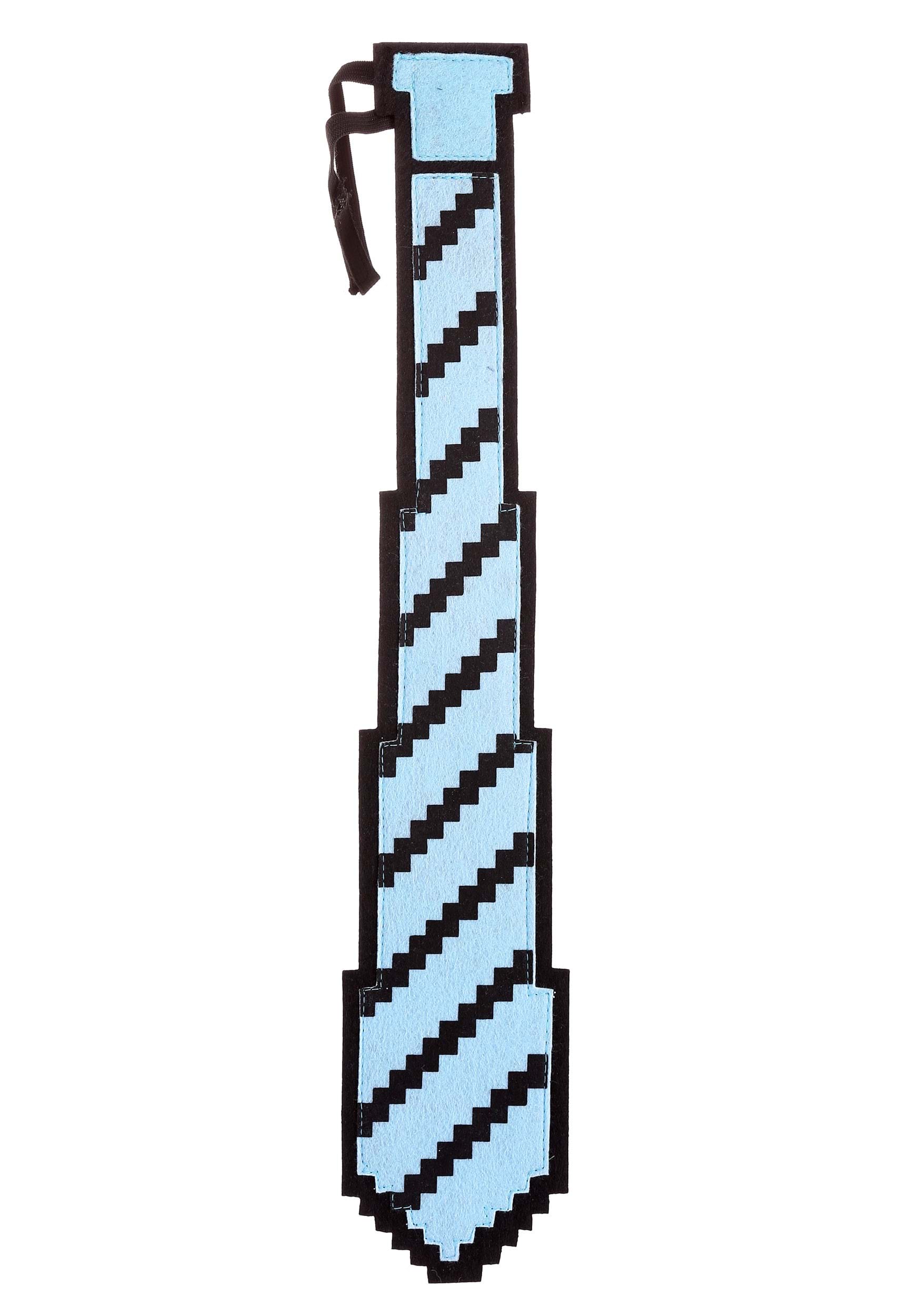 Mens Pixel Necktie: Blue/Black