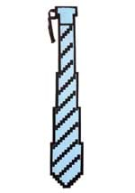 Blue and Black Pixel Necktie for Men Alt 1