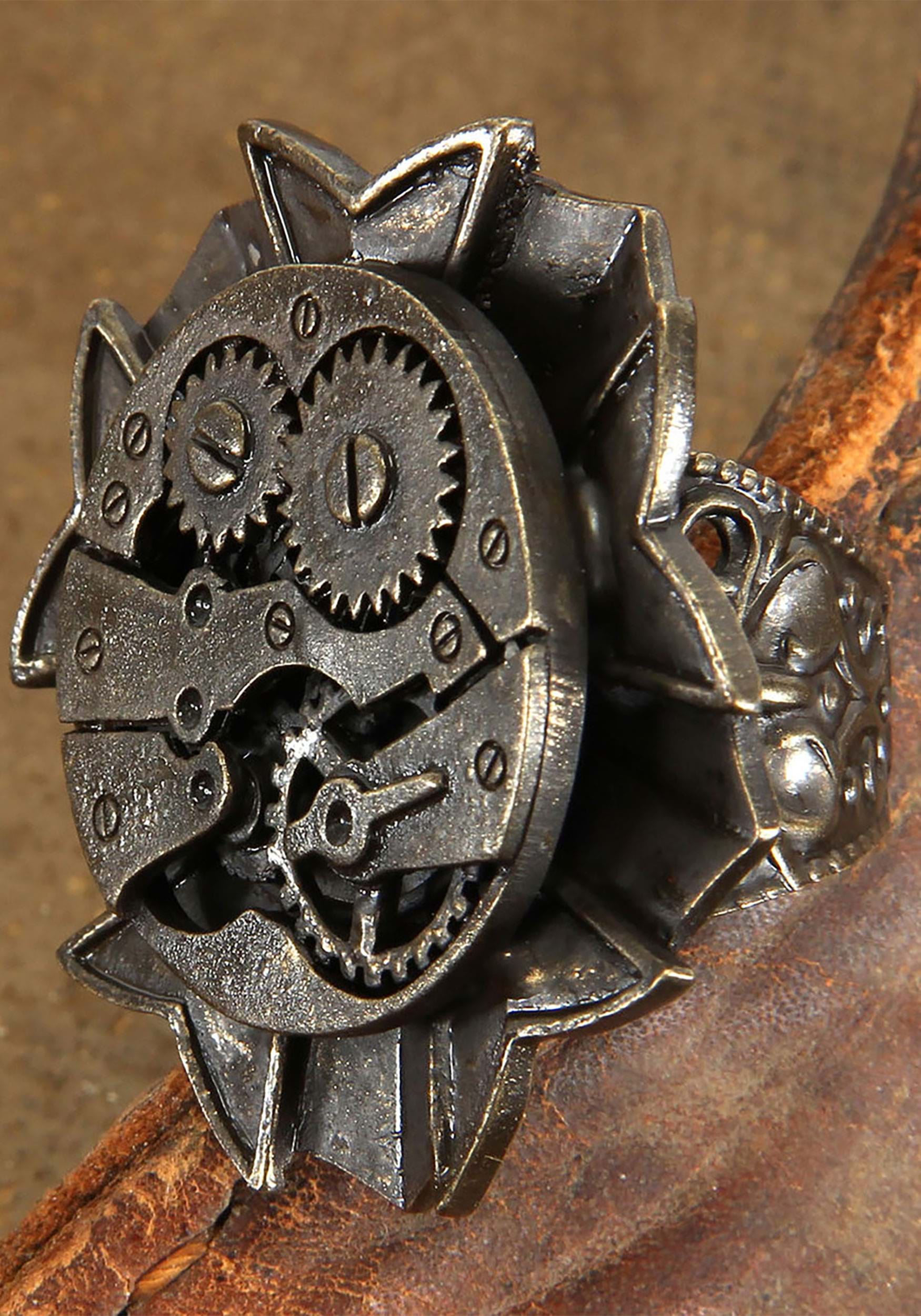 Watch Antique Gears Ring
