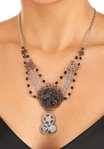 Gear Chain Necklace Antique