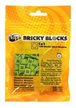 Bricky Blocks 100 Piece 1x1 Lime Alt 1