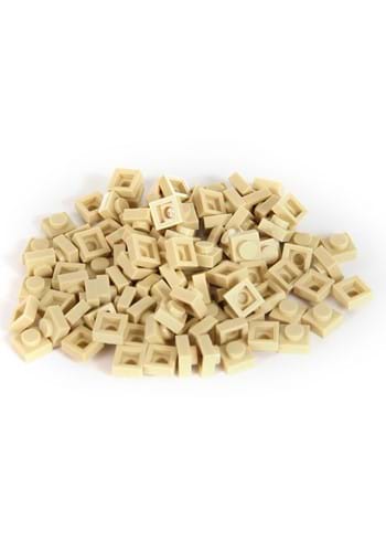 Bricky Blocks 100 Pieces 1x1 Tan