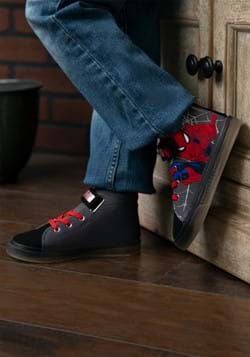 Kids Spiderman Lighted Canvas Shoes-1