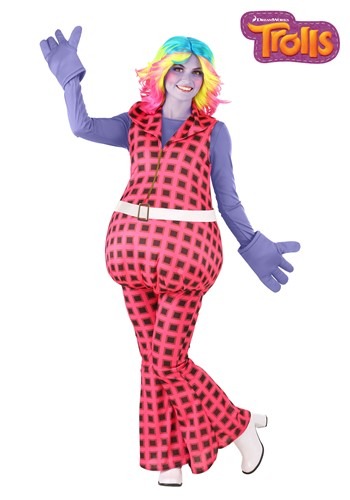 Trolls Women's Lady Glitter Sparkles Costume
