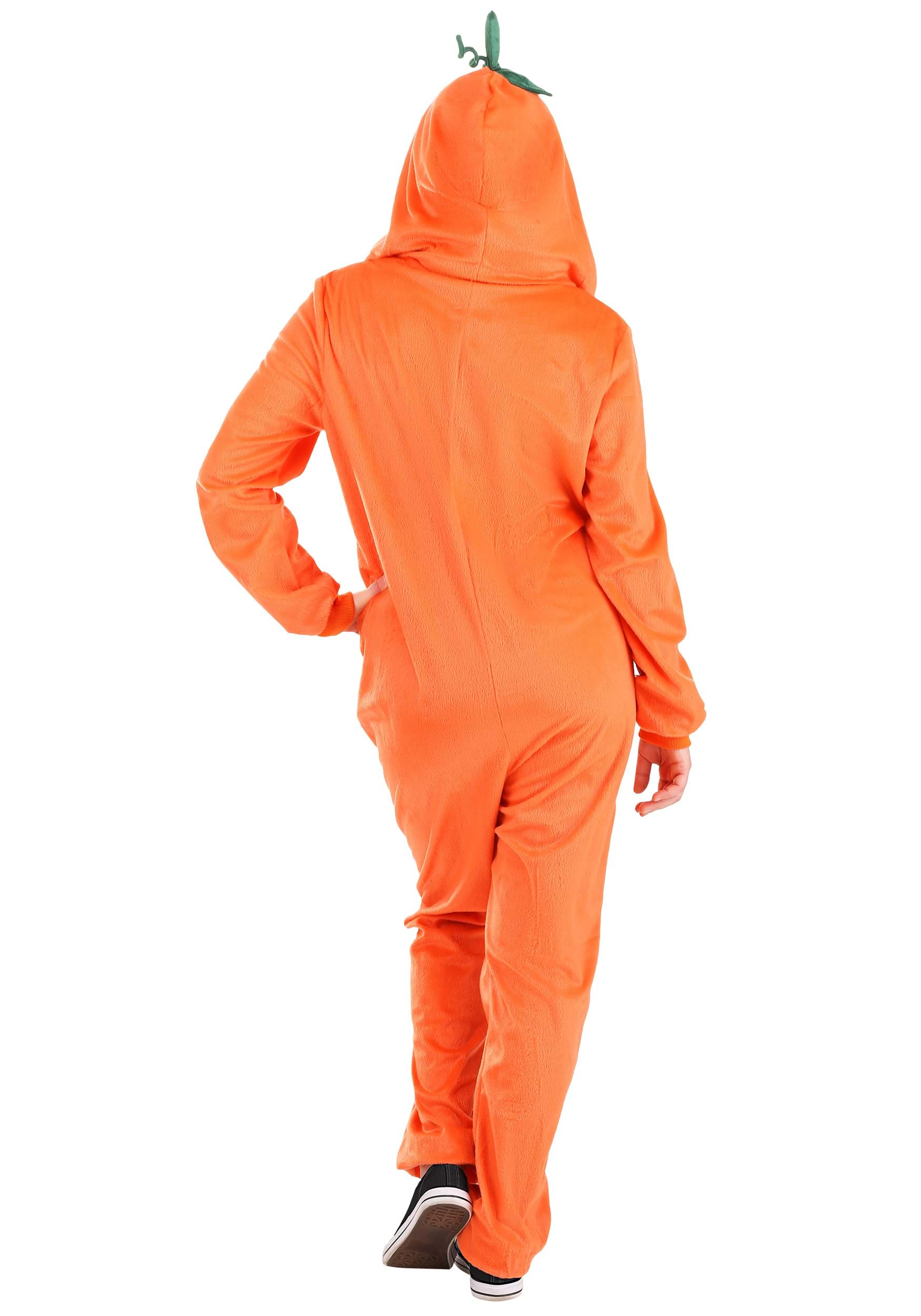Adult Pumpkin Jumpsuit Costume , Adult Onesie Costumes
