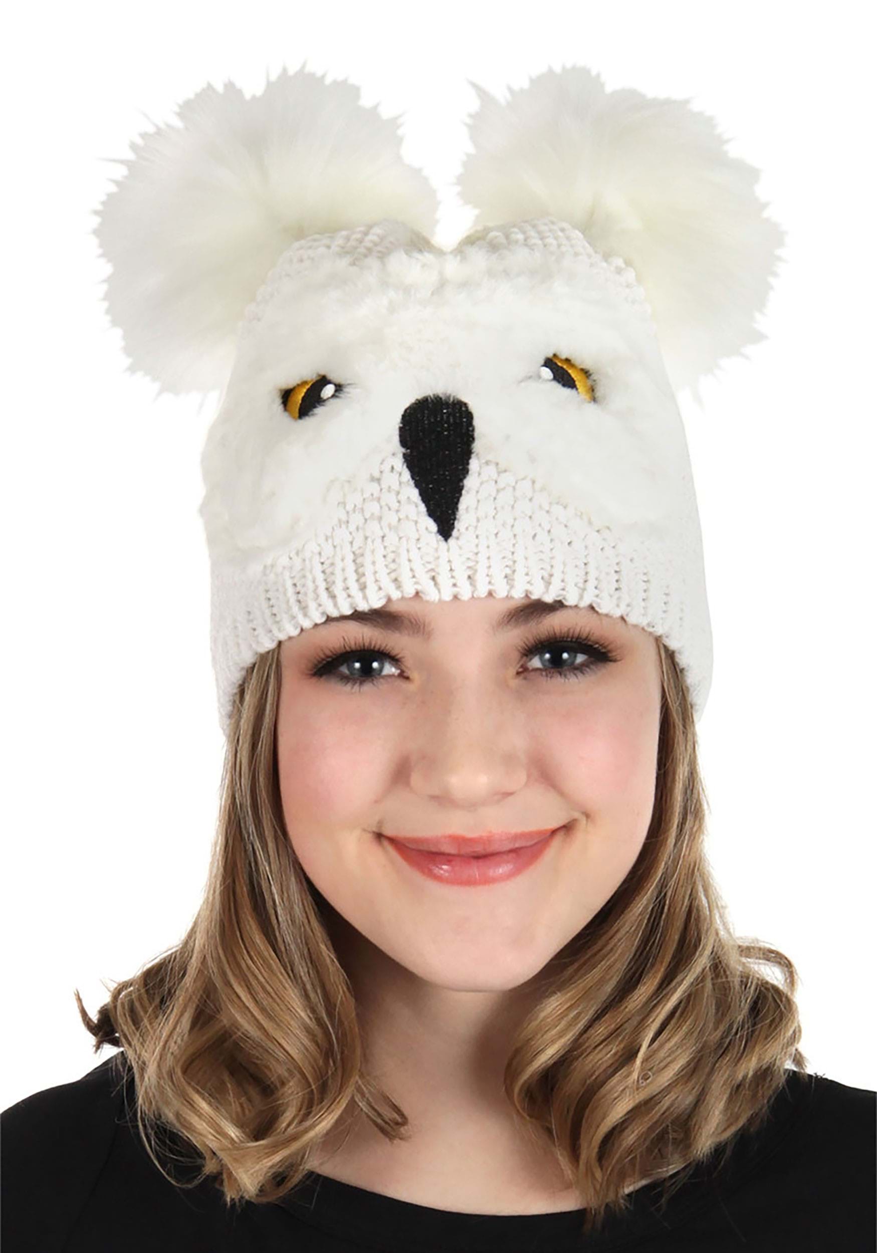 Hedwig Adult/Child Knit Beanie , Hedwig Winter Hats