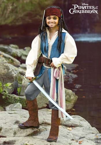 Captain Jack Sparrow Kids Costume-2
