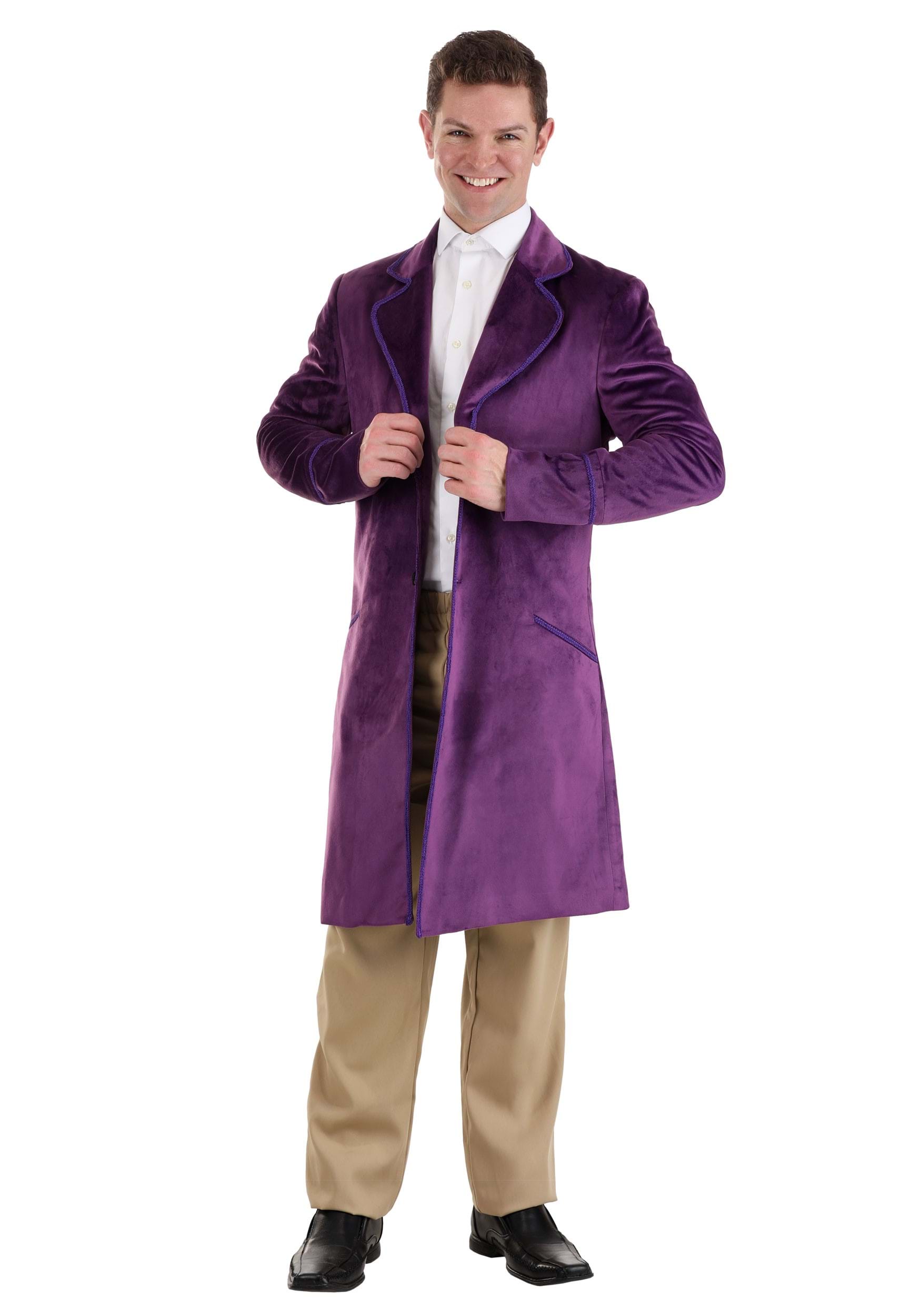 Authentic Willy Wonka Mens Costume Jacket