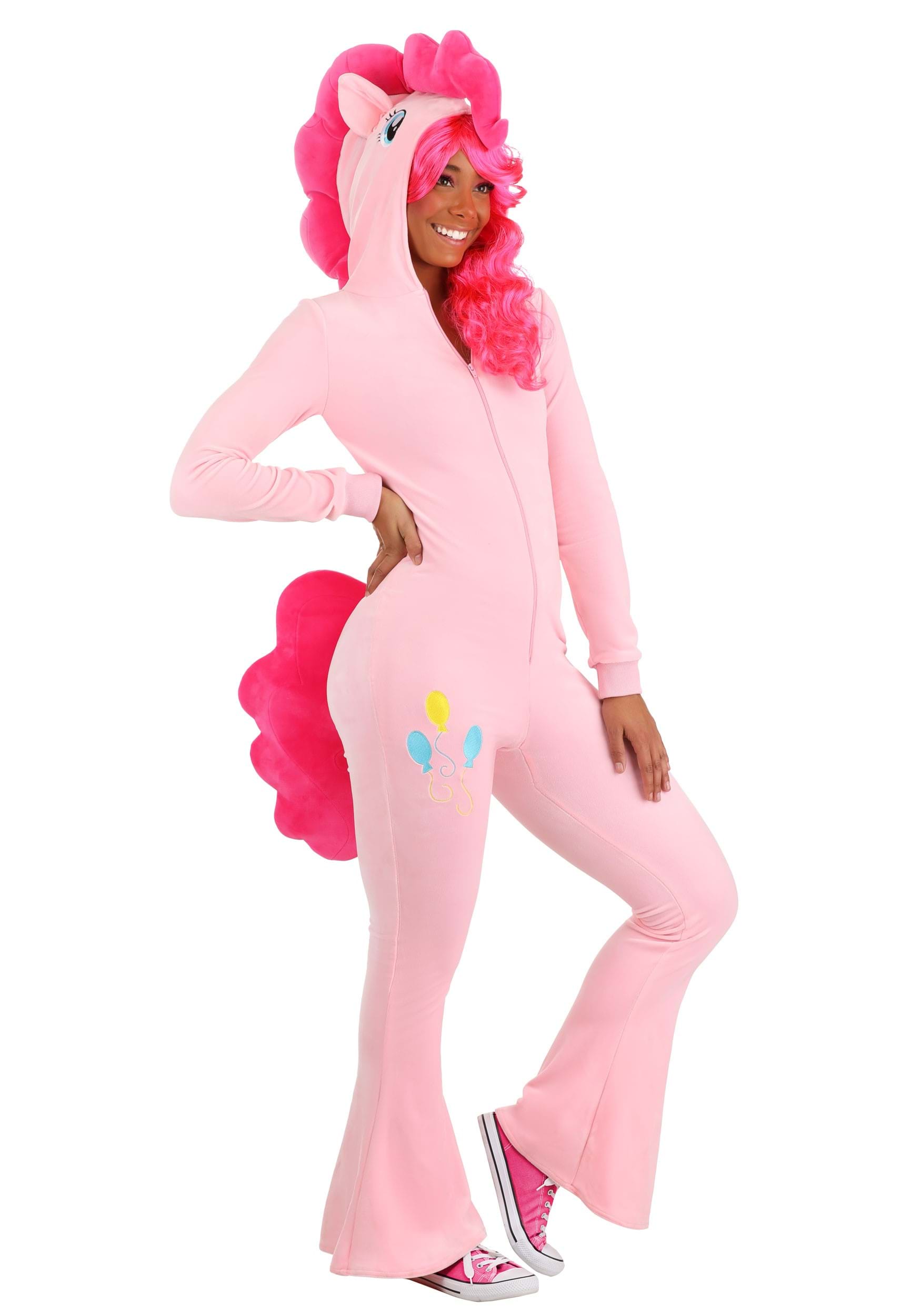 Photos - Fancy Dress Hasbro FUN Costumes My Little Pony Pinkie Pie Costume for Women Pink/Blue FUN 