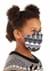 Skeleton Pattern Sublimated Face Mask for Kids alt1