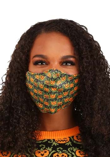 Pumpkins Sublimated Face Mask for Adults