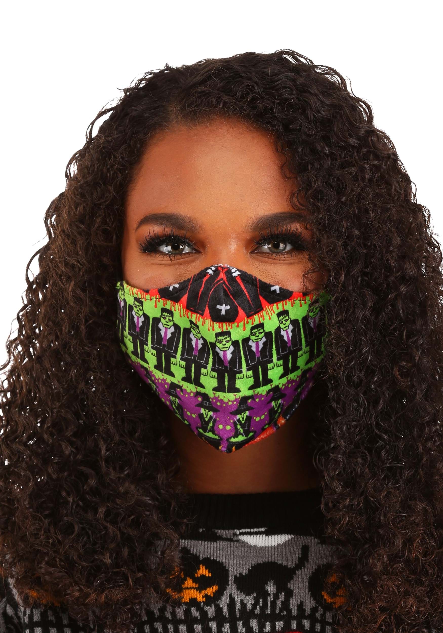 Monsters Sublimated Adult Face Mask