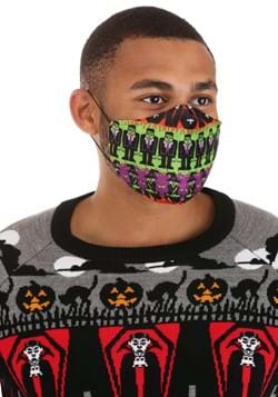 Monsters Sublimated Face Mask for Adults alt5
