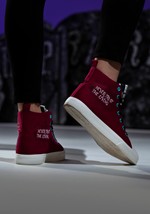 Beetlejuice Recently Deceased Maroon Unisex Sneake Alt 2