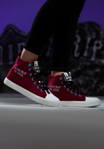Beetlejuice Recently Deceased Maroon Unisex Sneake Alt 3
