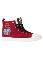 Beetlejuice Recently Deceased Maroon Unisex Sneake Alt 4