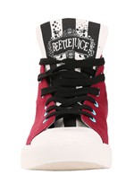 Beetlejuice Recently Deceased Maroon Unisex Sneake Alt 5