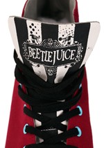 Beetlejuice Recently Deceased Maroon Unisex Sneake Alt 8