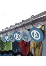 Avengers Team Shower Curtain & Hook Set Alt 2