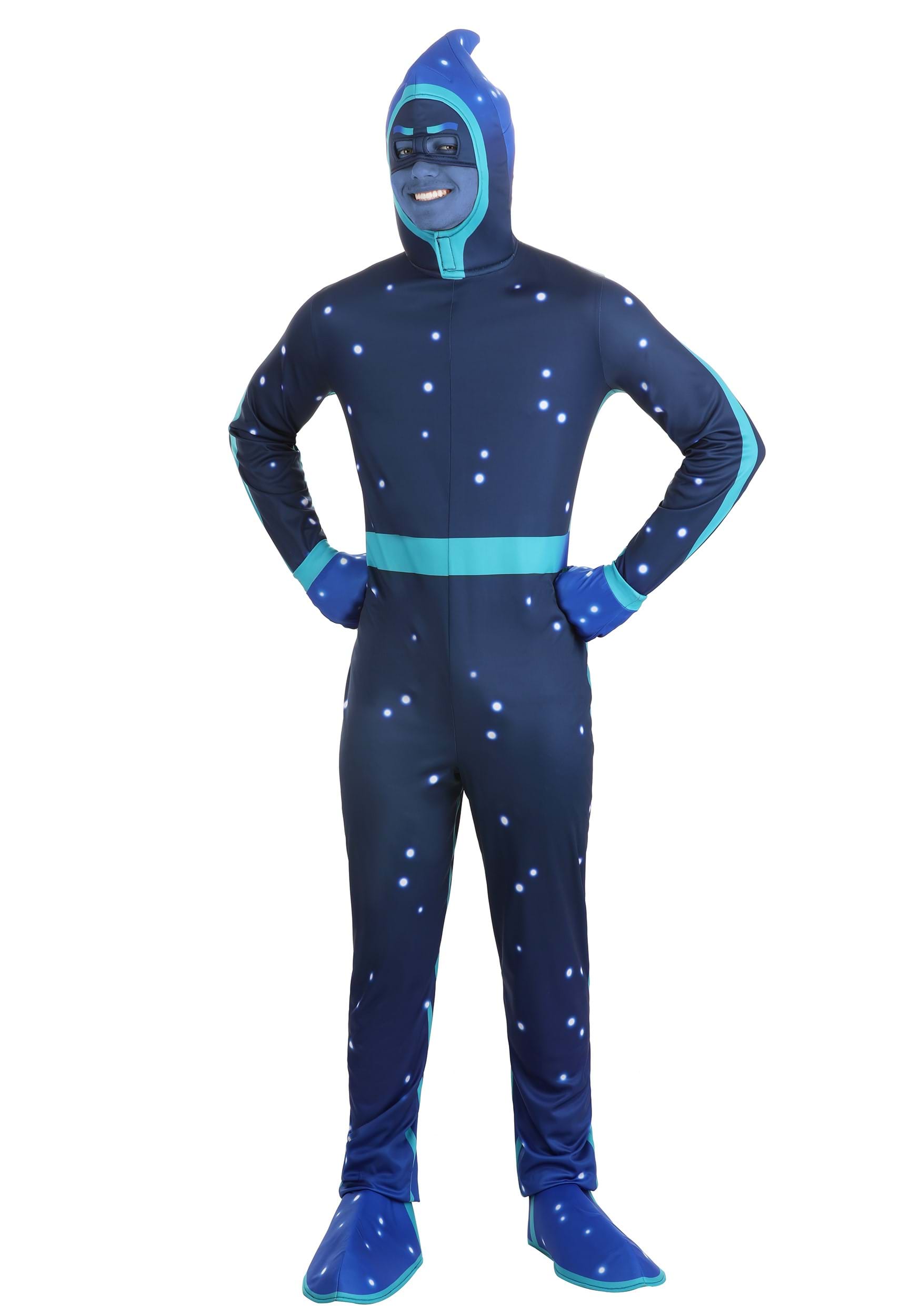 Photos - Fancy Dress Hasbro PJ Masks Adult Night Ninja Costume Blue FUN2208AD 
