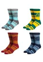 Avatar The Last Airbender 4 Pair Pack Crew Socks Alt 4