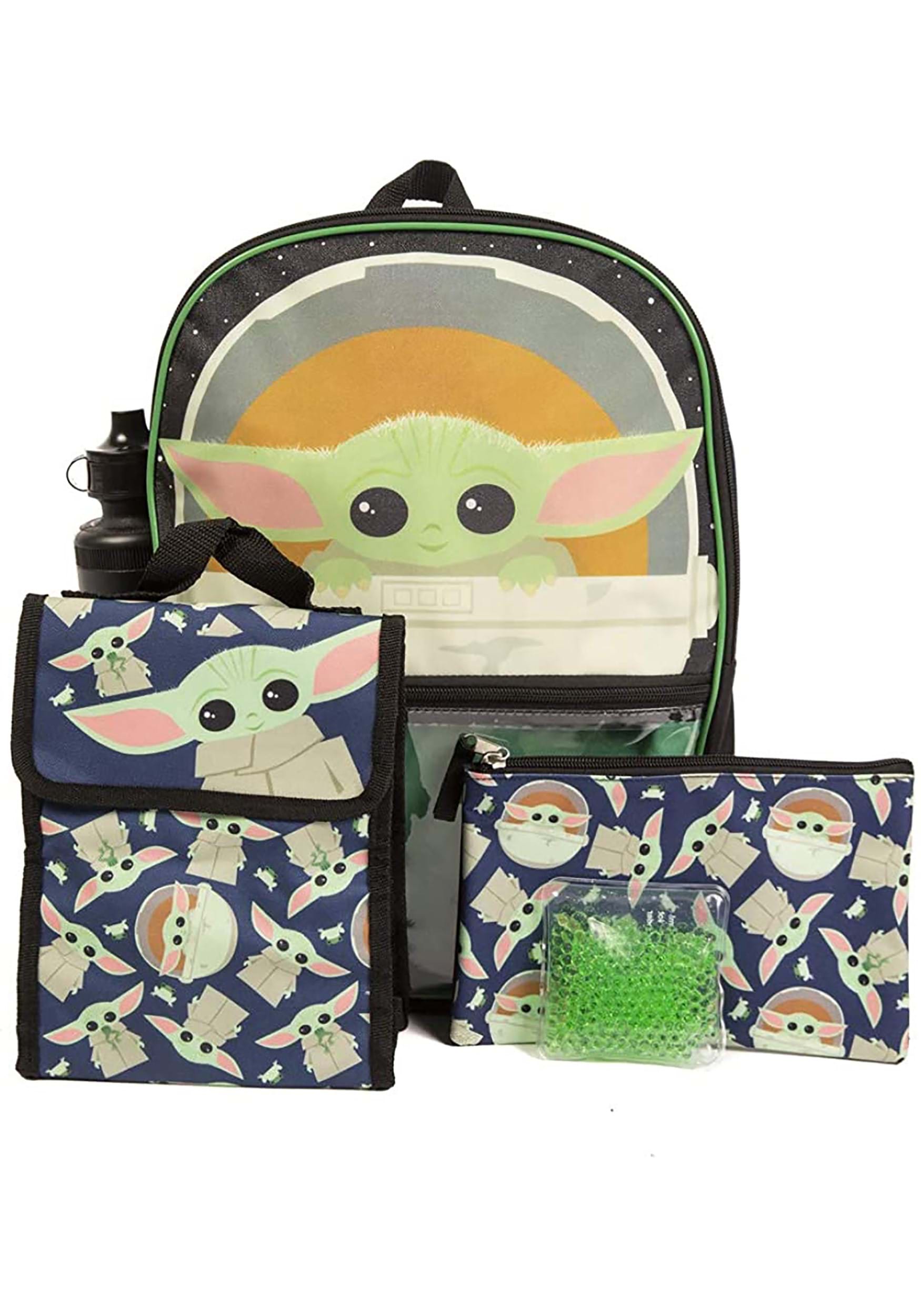 5 Piece Star Wars The Child Grogu Backpack Set | Star Wars Backpacks