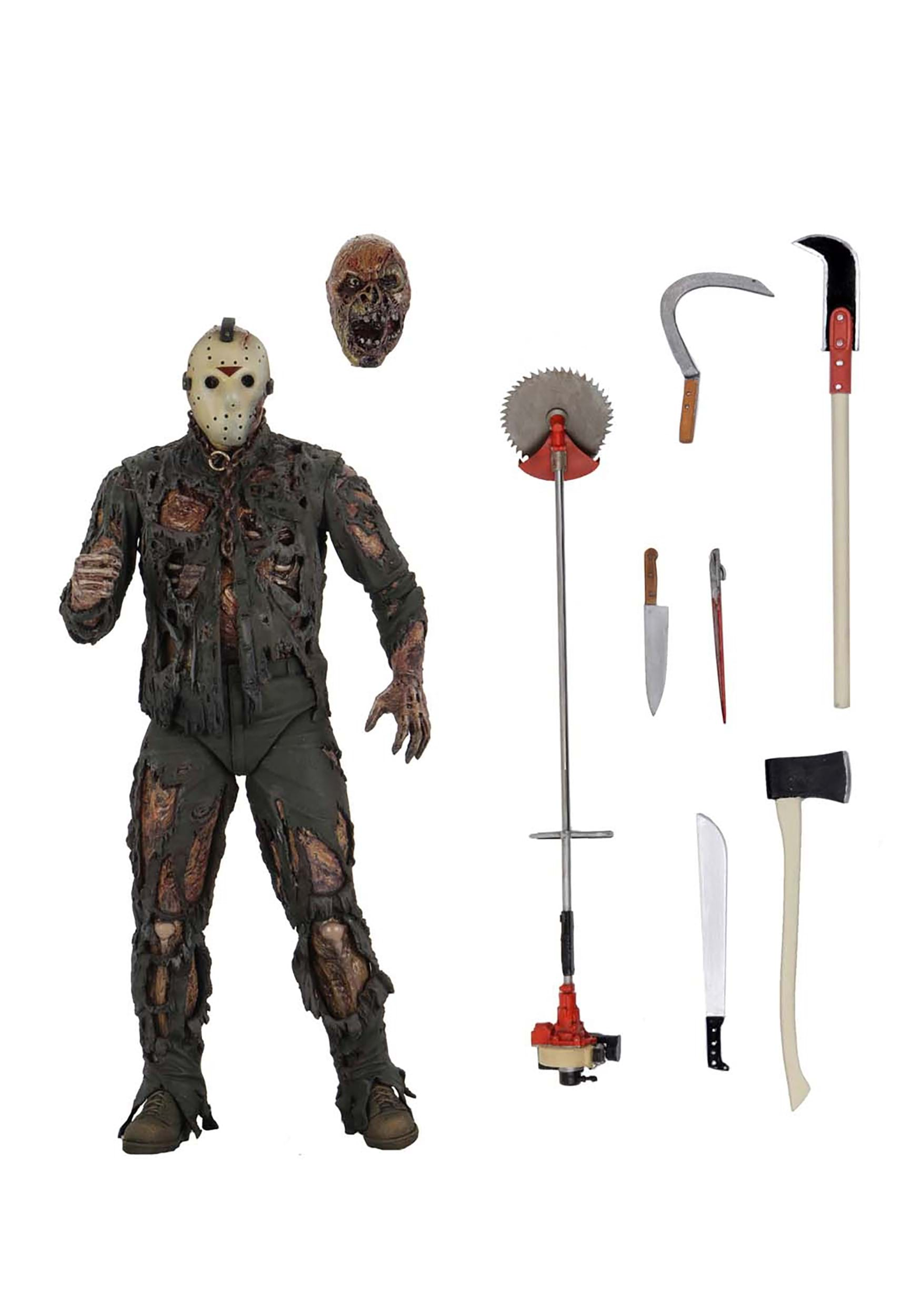 Jason Part 7 Horror Mask Costume Accessory - Costume Kingdom