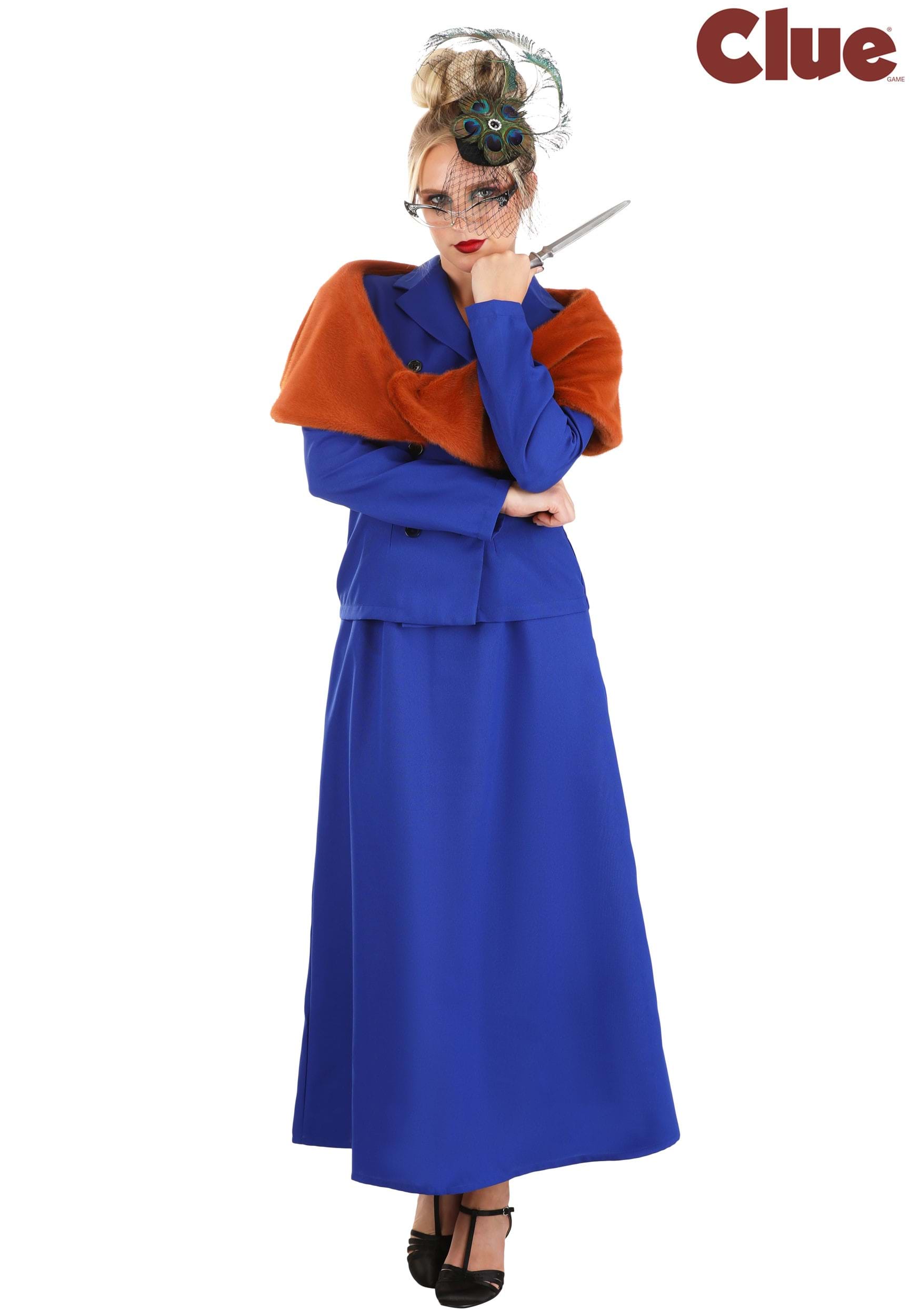 Mrs. Peacock Women's Clue Costume