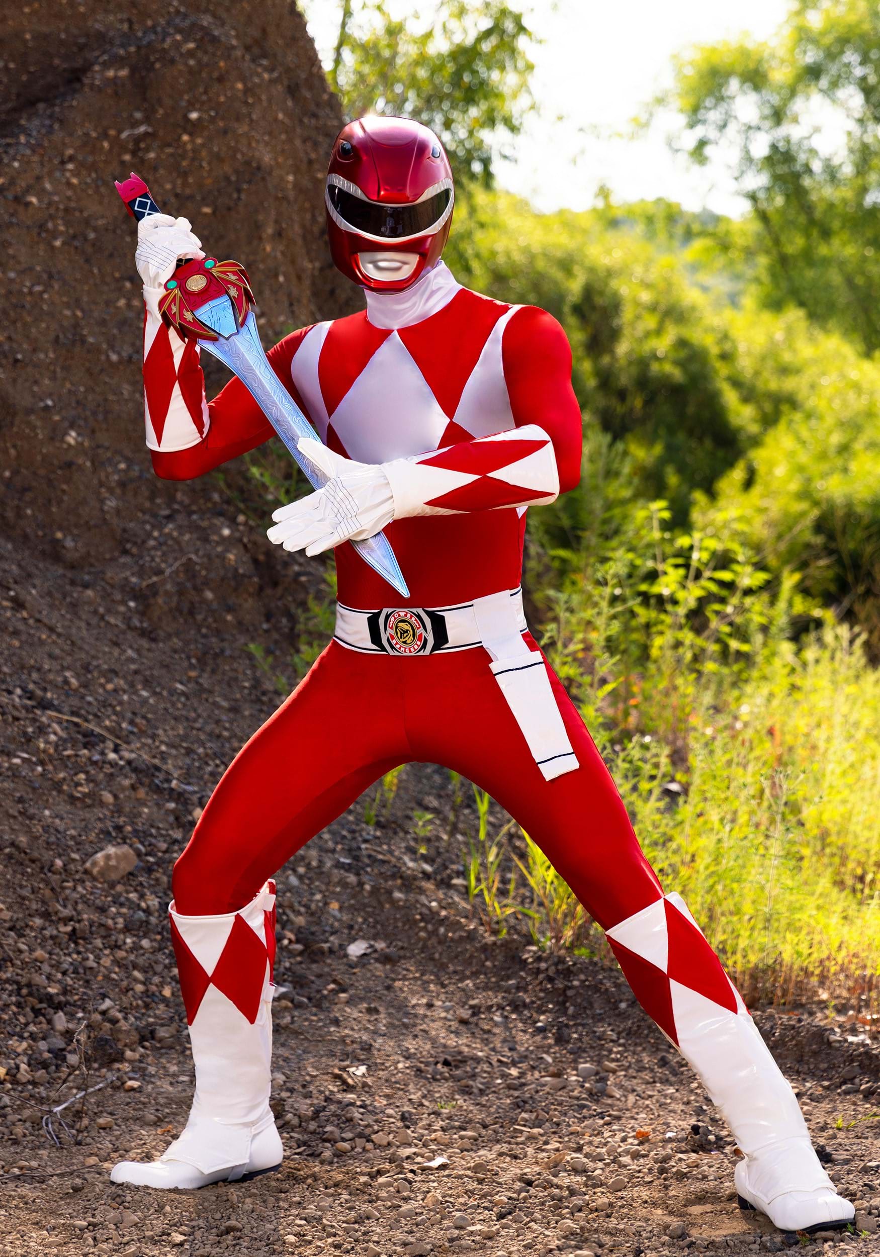 Adult Authentic Power Rangers Red Ranger Costume