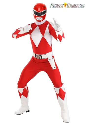 Adult Power Rangers Authentic Red Ranger Costume 