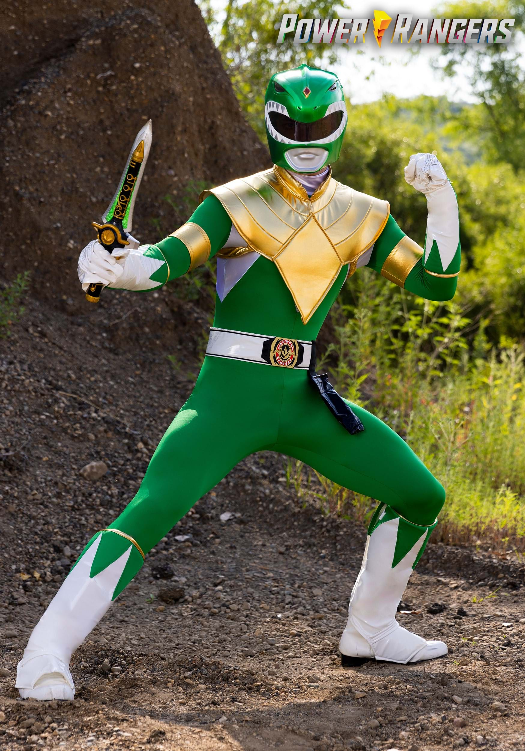 Green Ranger from the Mighty Morphin Power Rangers capture…