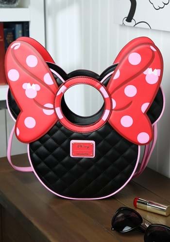 Loungefly Disney Minnie Mouse Quilted Bow/Head Cro
