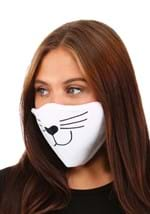 Adult White Cat Face Mask Alt 1