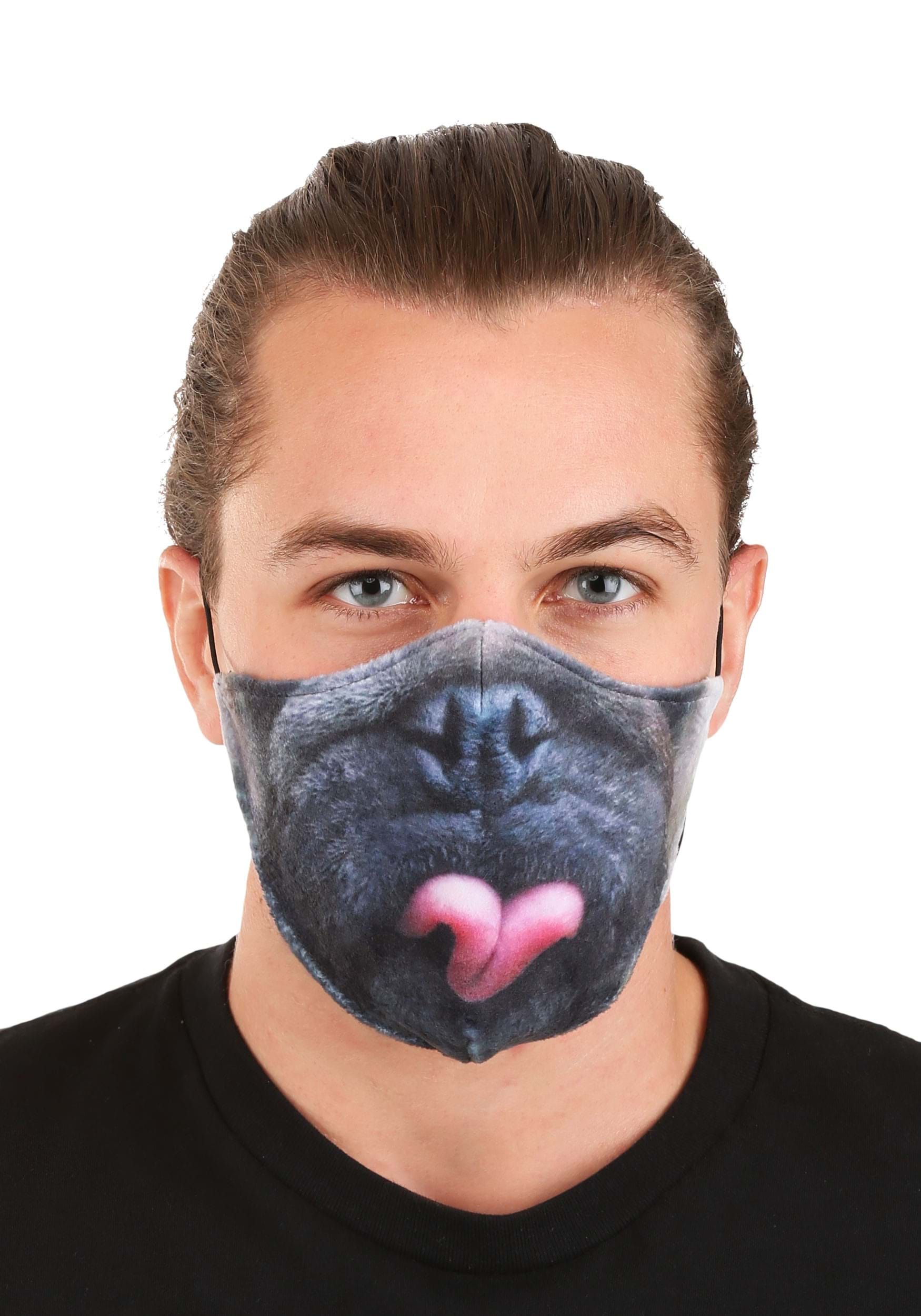 Pug Sublimated Adult Face Mask