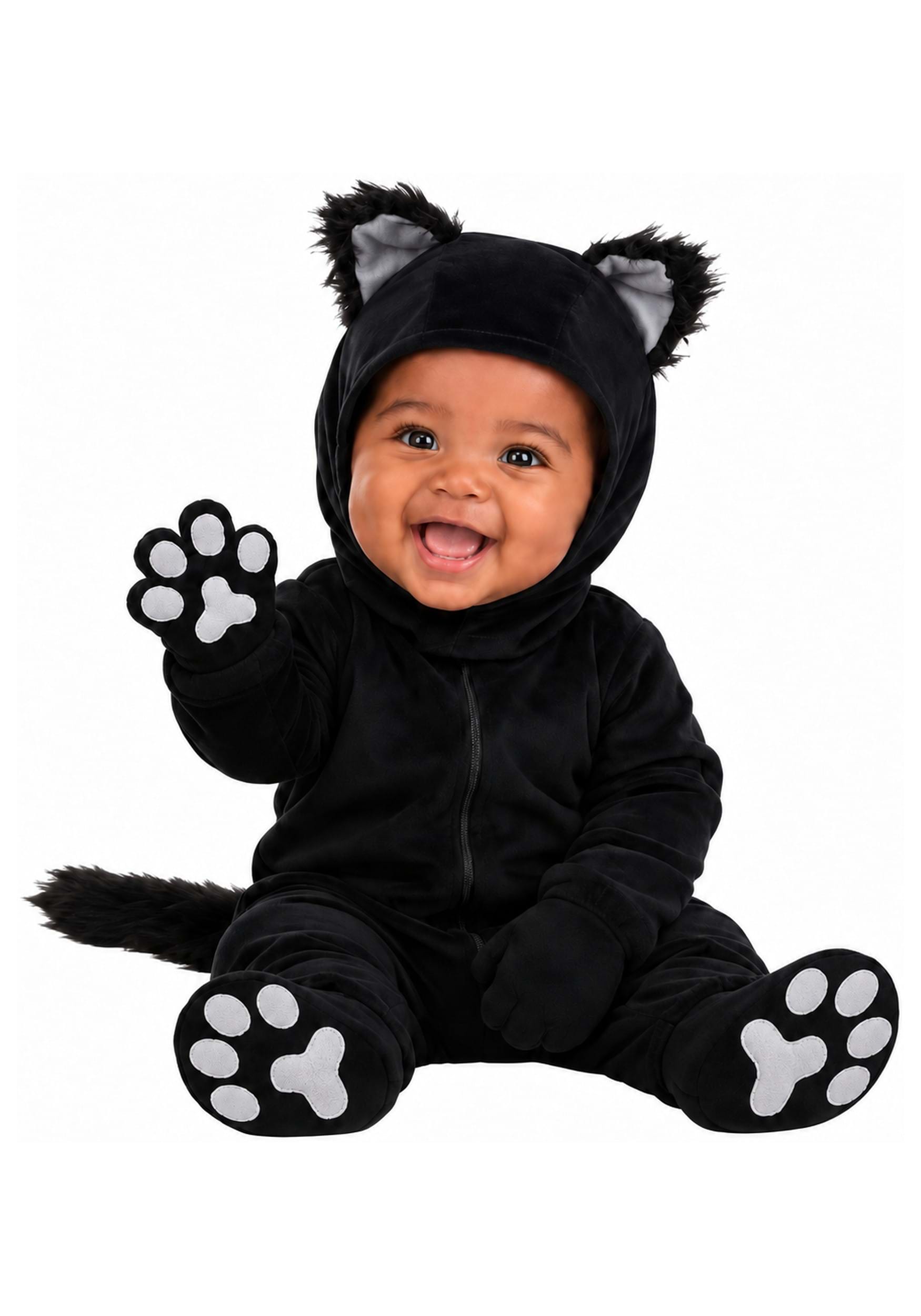 Infant Black Cat Costume | Infant Animal Halloween Costumes