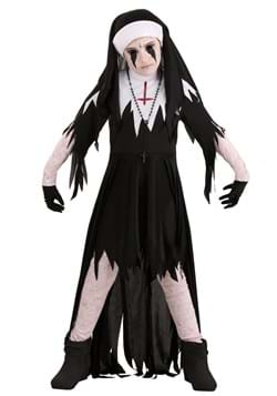 Girl's Dreadful Nun Costume