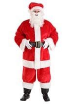 Mens Plus Size Deluxe Red Santa Claus Costume Alt 2