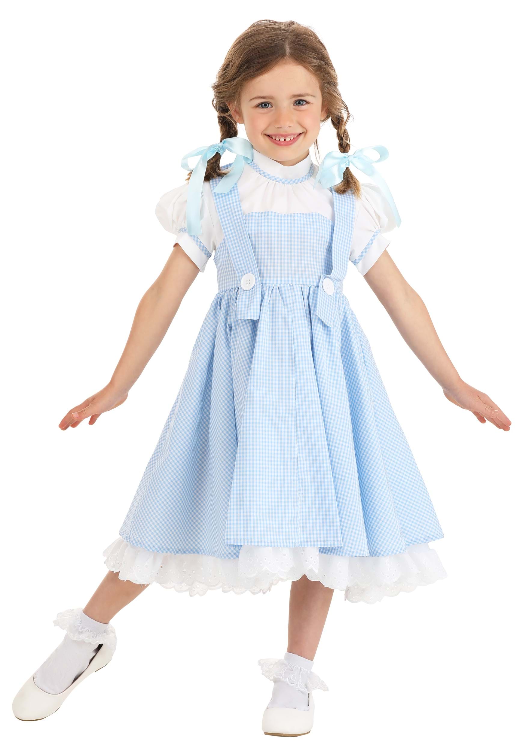 Photos - Fancy Dress Deluxe FUN Costumes  Kansas Girl Costume for Toddlers Blue/White FUN643 