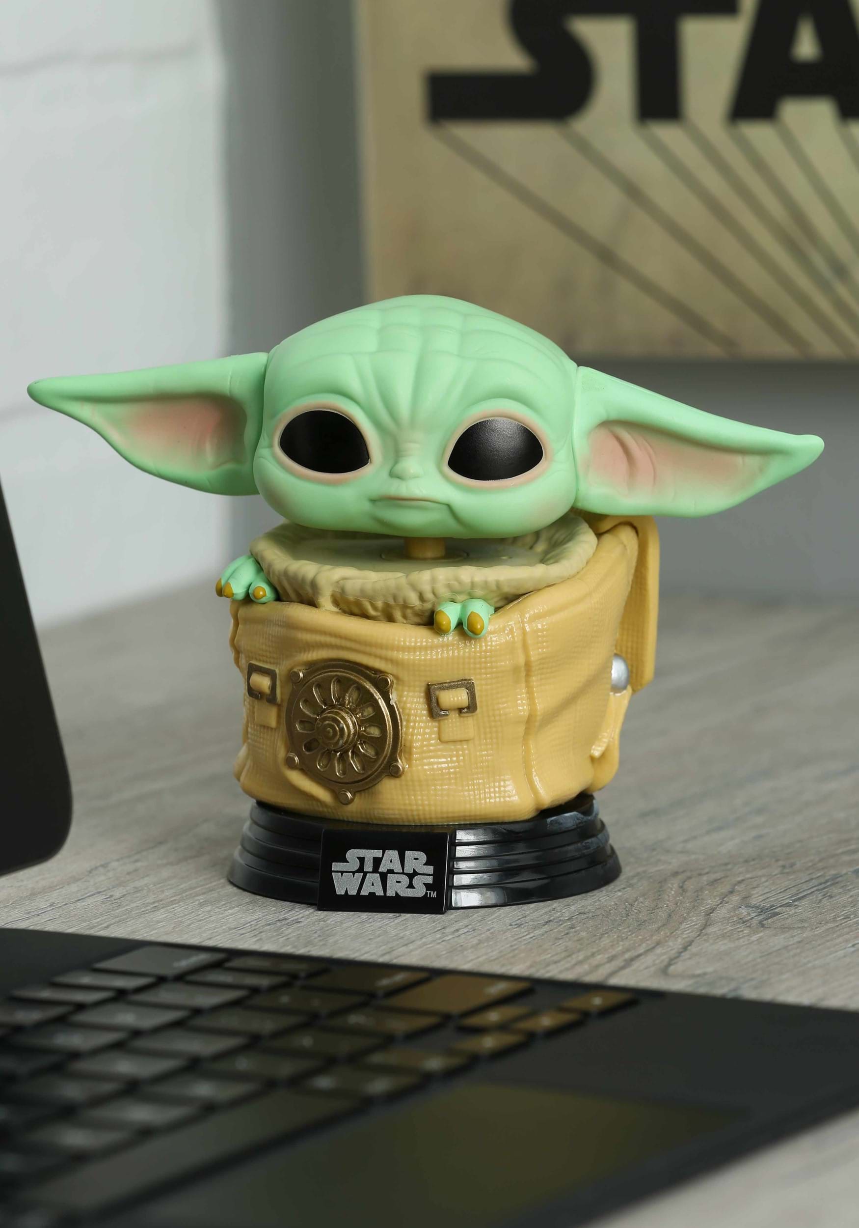Disney Kawaii Baby Yoda Grogu Cup Action Figure Toys StarWars