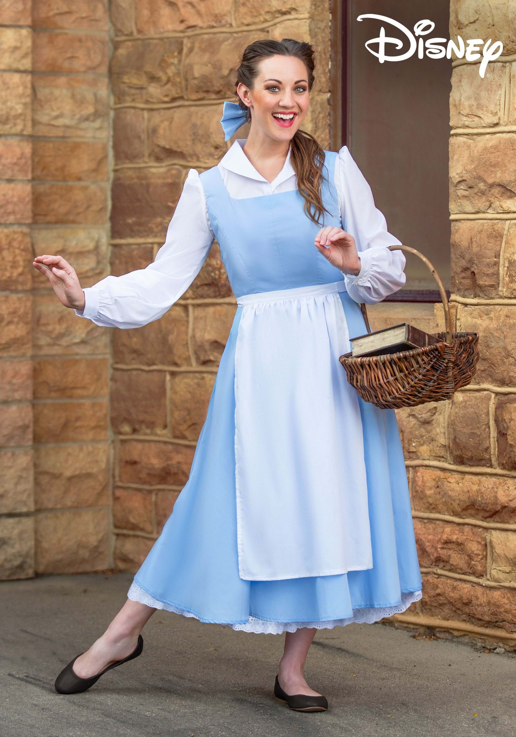 snorkel polet Ripples Beauty and the Beast Womens Belle Blue Costume Dress