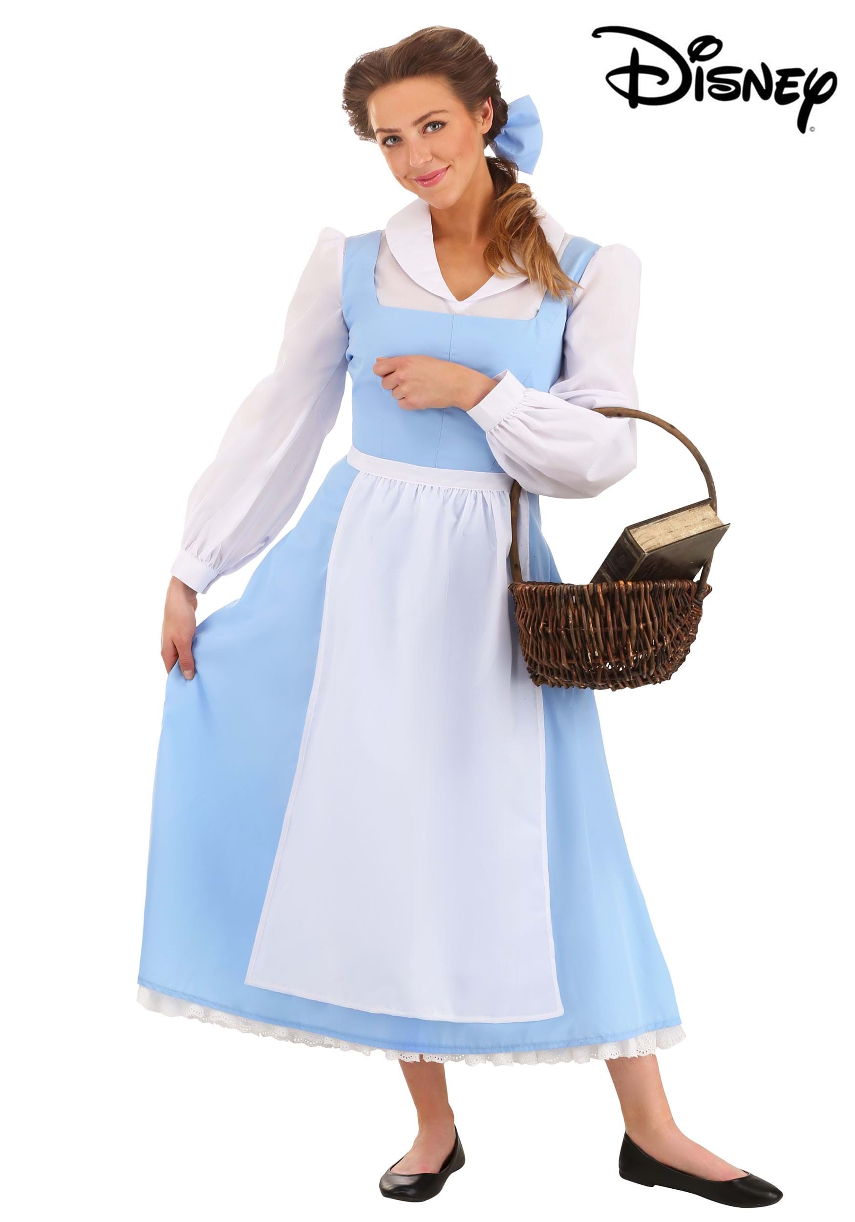 Disney Beauty and the Beast Belle Blue Dress Tween/Adult Costume