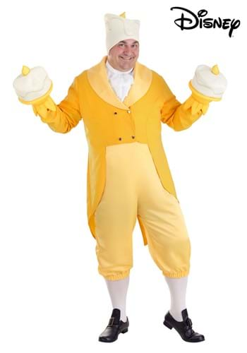 Men's Plus Size Beauty and the Beast Lumiere Costume