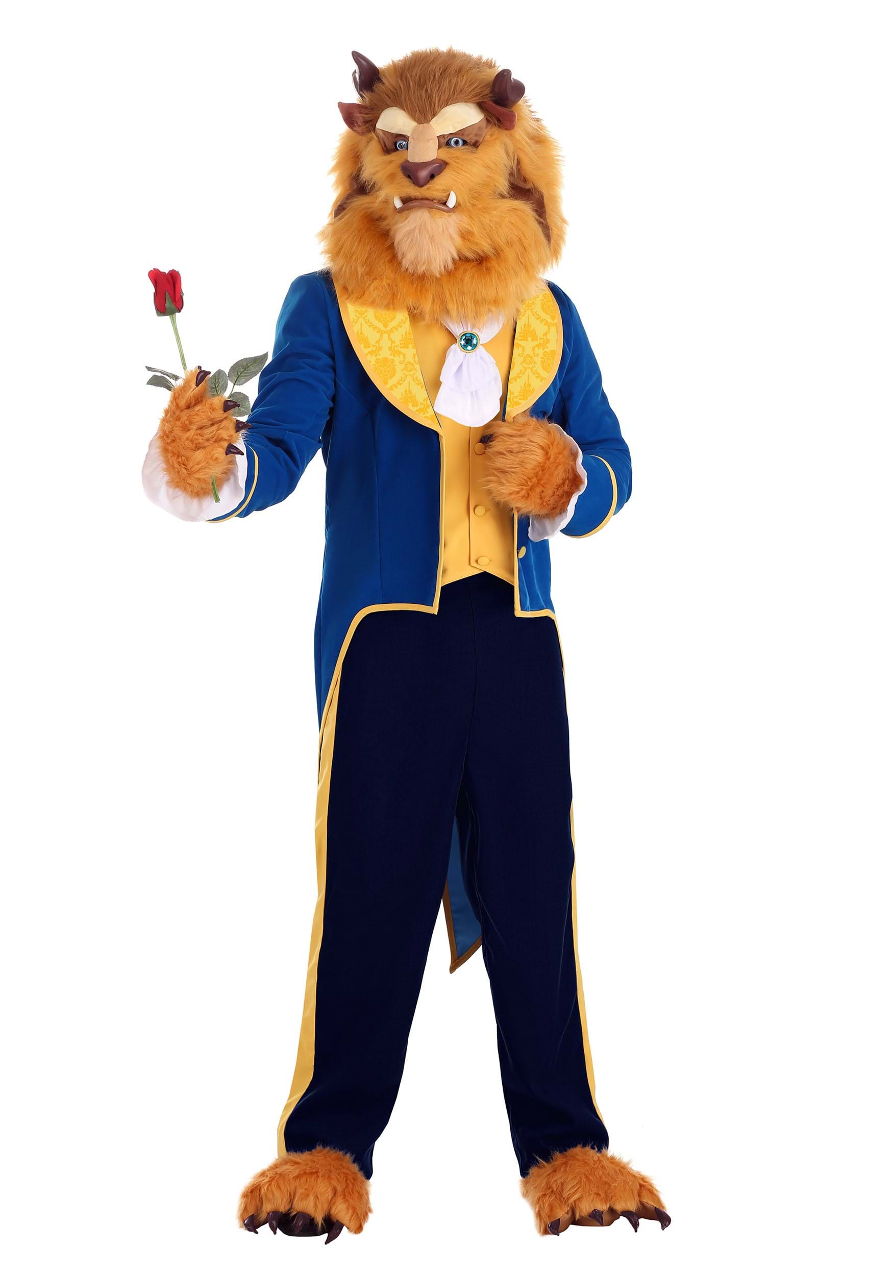 Photos - Fancy Dress A&D FUN Costumes Men's Beauty and the Beast Authentic Beast Costume Black/ 