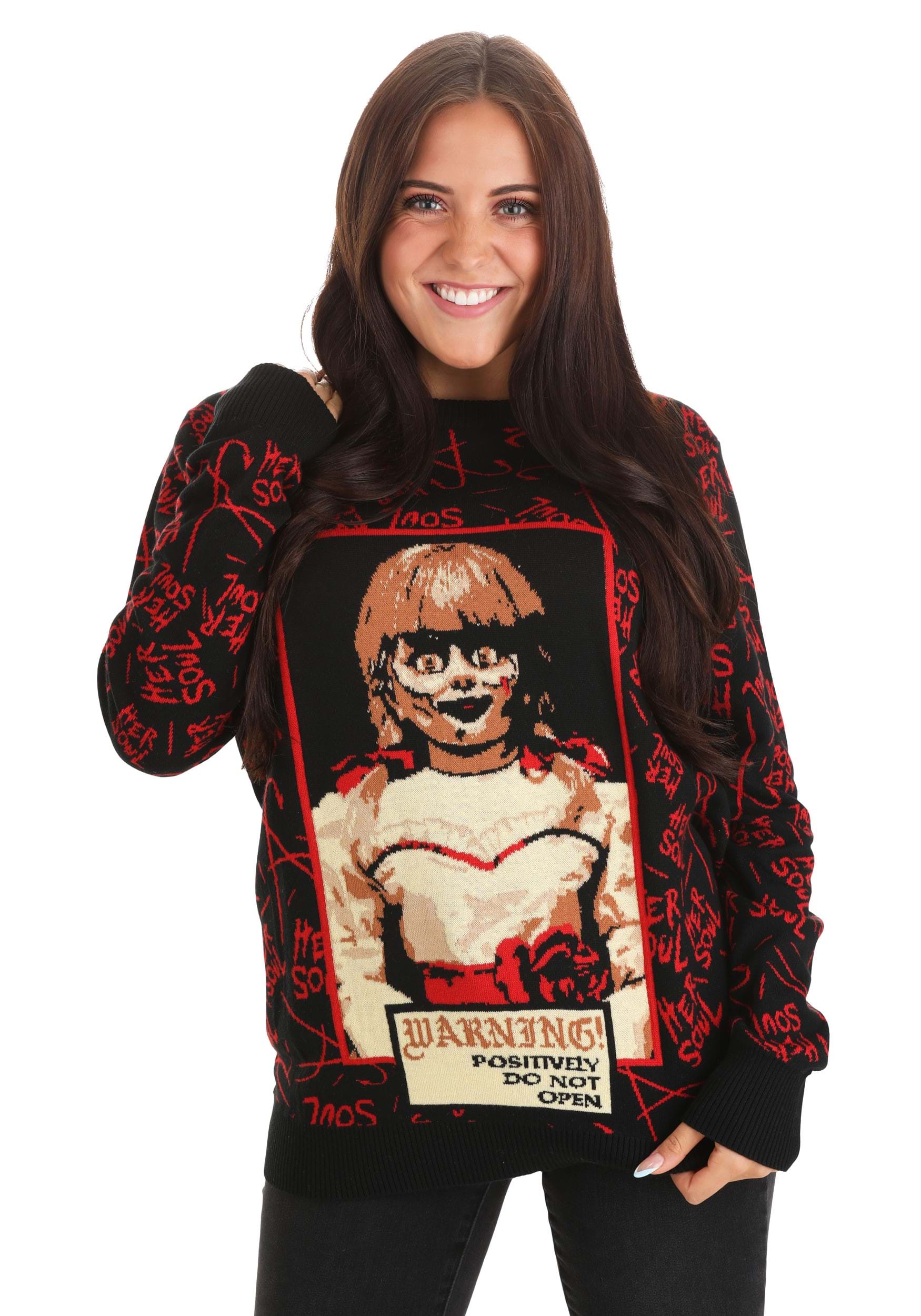 Adult Annabelle Ugly Sweater