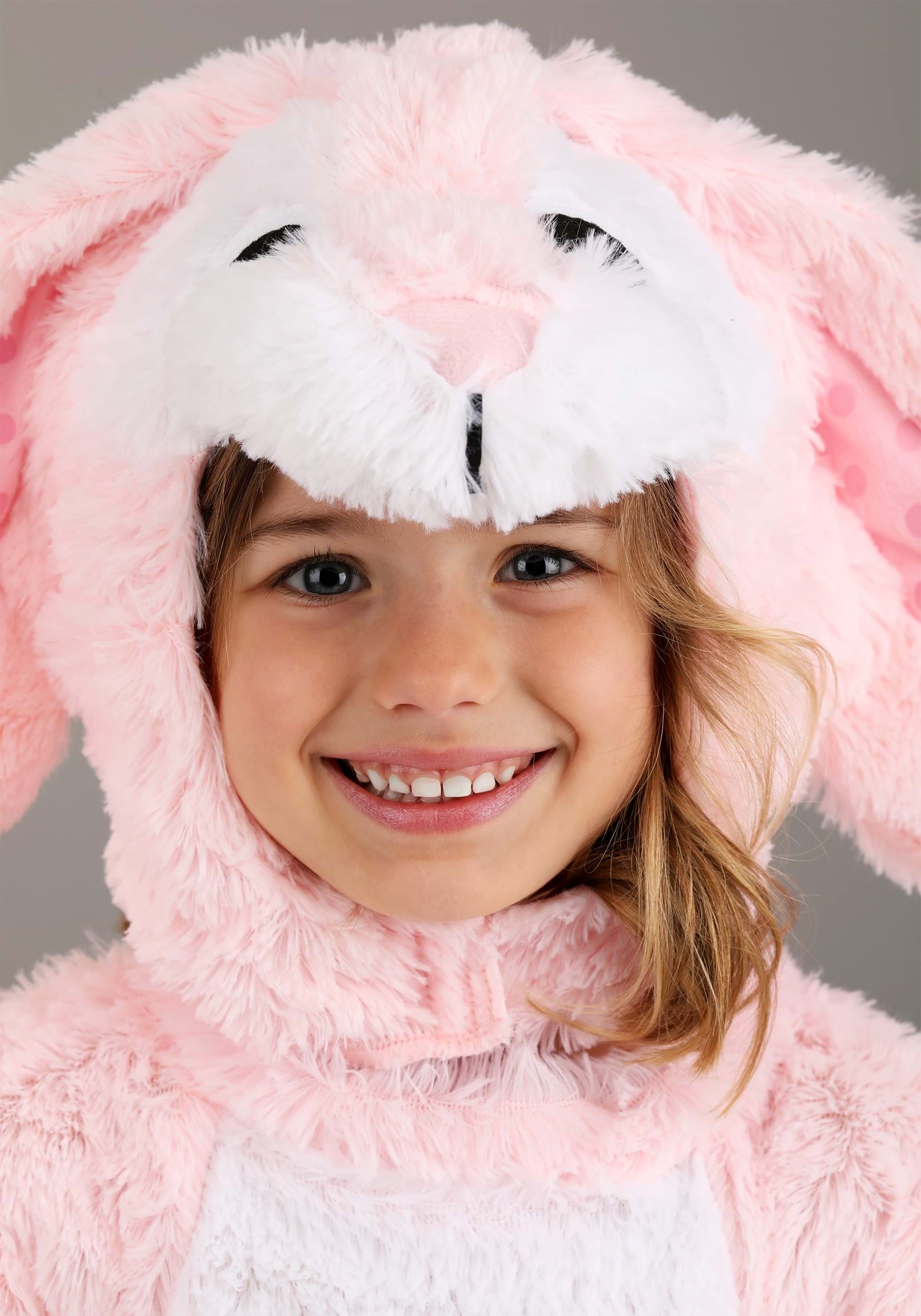 Exclusive Toddler Fluffy Pink Bunny Costume