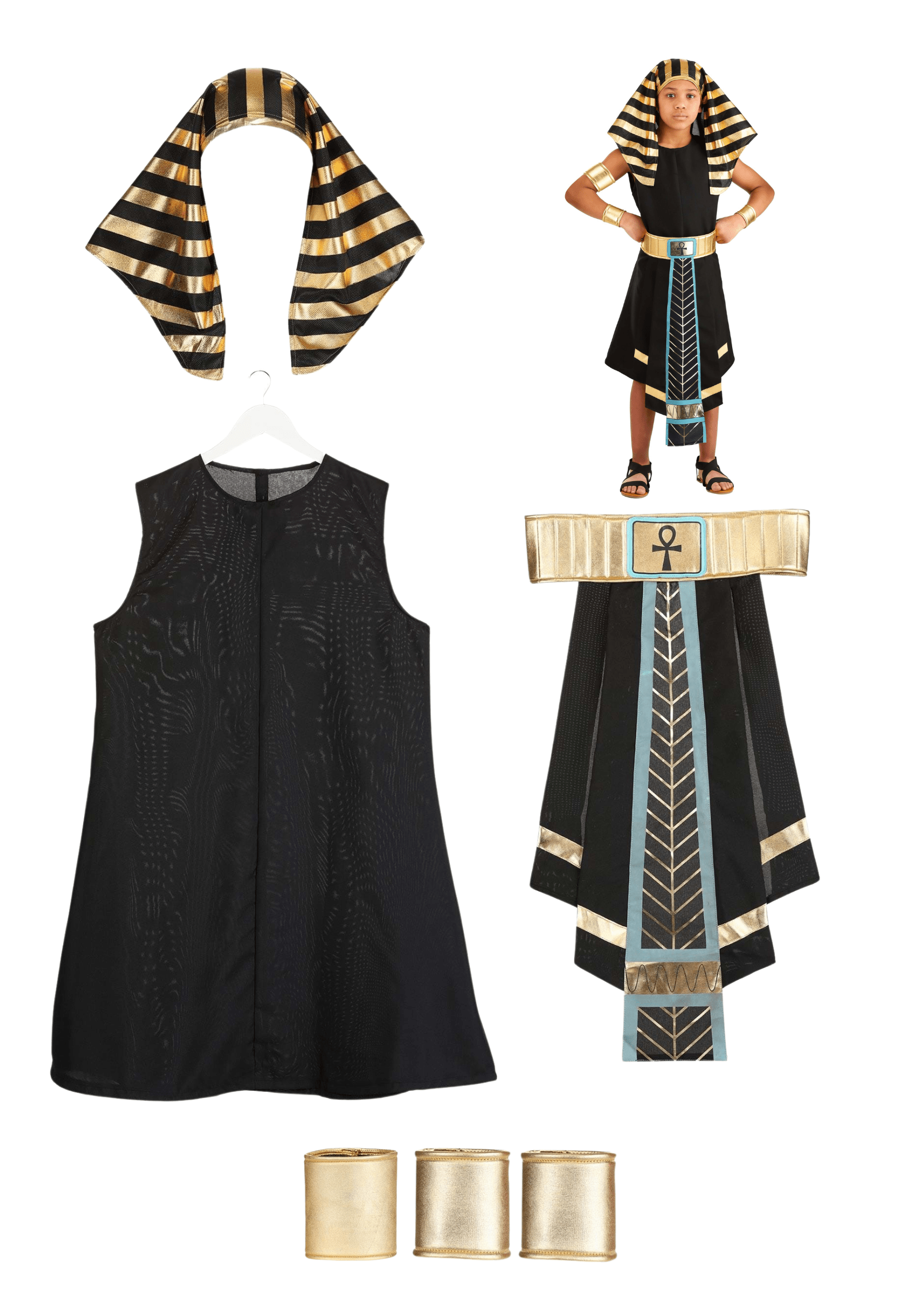 Dark Pharaoh Kids Costume | Kids Halloween Costumes