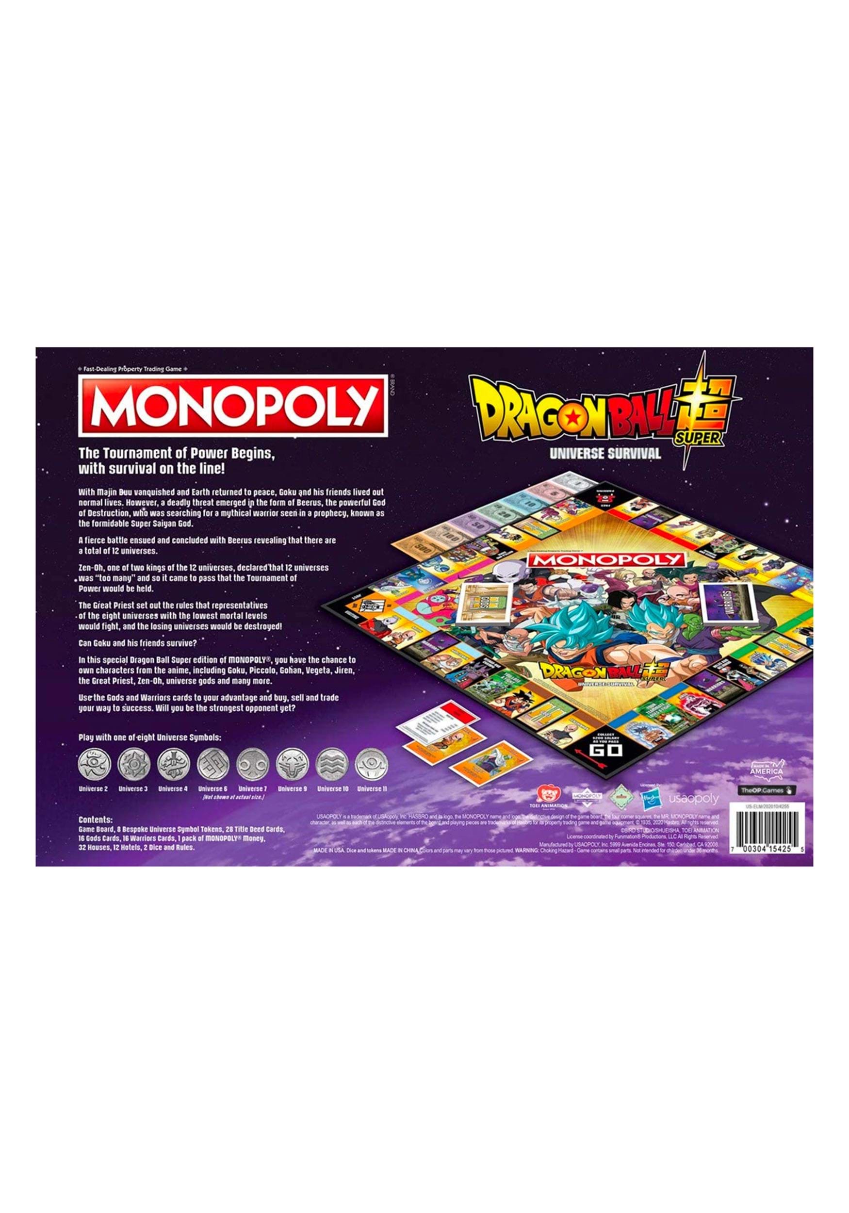 monopoly junior dragon ball z
